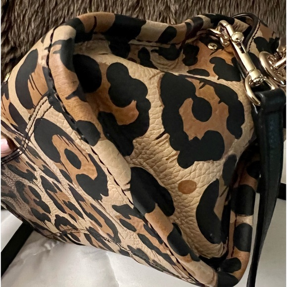 👑✅PRICE FIRM✅NO OFFERS 👑COACH Leopard Ocelot Satchel Wild Beast Cross Body Bag - Picture 4 of 16
